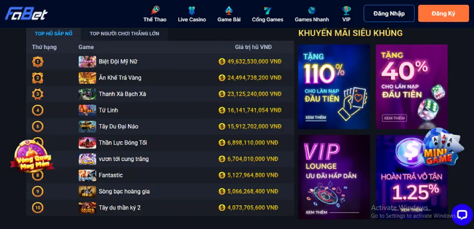 Tổng quan về các loại trò chơi slot đa dạng tại 12play win